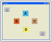 EagleEyes Staggered Speech application (abcd screen)