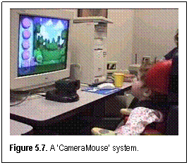 Figure 5.7. A 'CameraMouse' system.
