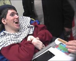 Paul can no longer use the mini-joystick he used to due to his deteriorating physical condition