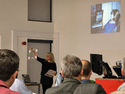 COGAIN 2007 End User session, Paula Chandler, a mother of young person involved in user trials