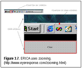 Figure 3.7. ERICA uses zooming. (http://www.eyeresponse.com/zooming.html)
